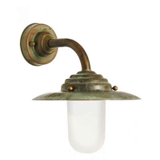 rusztikus rez patinas falikar lampa fali vilagitas kulteri vizallo paraszthaz felujitas lakberendezes nappali terasz hazfal kert ip vedett olasz toszkan moretti luce ml133 tejuveg lameridiana.jpg